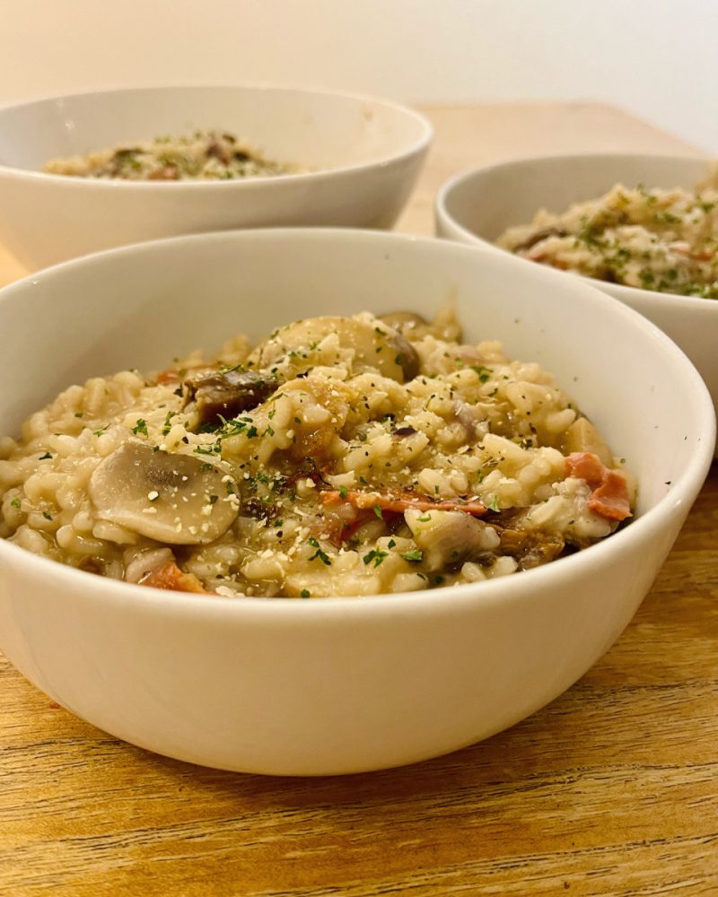 Vegan Mushroom Risotto - Simple Tasty and Hearty